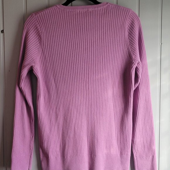 Northern Reflection 100% Cotton Ribbed V-neck - Picture 4 of 5